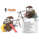 Серия В6 модель 4, детская игровая — спортивная конструкция