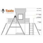 Серия C2 модель 5, детская игровая — спортивная конструкция