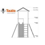 Серия А1 модель 4, детская игровая — спортивная конструкция