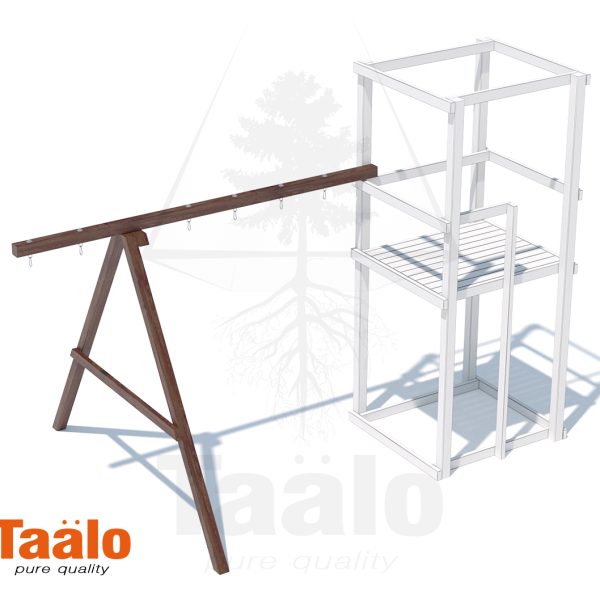 Серия T модель 15 — каркас приставных качелей (элемент детской игровой конструкции для частных владений)