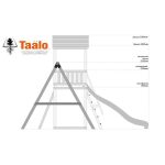 Серия А3 модель 1, детская игровая — спортивная конструкция