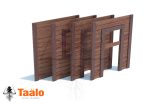 Серия T модель 12 — панели декоративные — стены домика (элемент детской игровой конструкции)