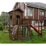 Серия C3 модель 2, детская игровая — спортивная конструкция