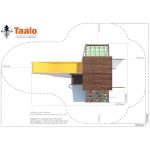 Серия А1 модель 4, детская игровая — спортивная конструкция