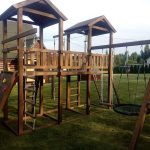 Серия D1 модель 1, детская игровая — спортивная конструкция