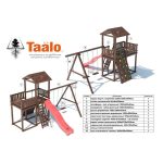 Серия В2 модель 1, детская игровая — спортивная конструкция