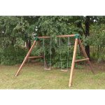 Серия O модель 1 — качели с деревянными сидениями