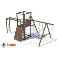 Серия А1 модель 4, детская игровая — спортивная конструкция