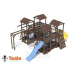 Серия J1 модель 1, детская игровая — спортивная конструкция