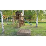 Серия P модель 2 — песочница с крышкой «трансформер»