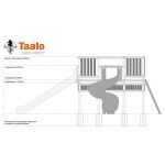 Серия G модель 1 — детская игровая конструкция платформа восьмигранник вокруг дерева (конструктор)