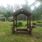 Серия P модель 1 — песочница с крышкой «трансформер» и теневым навесом