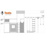 Серия C1 модель 2, детская игровая — спортивная конструкция