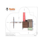 Серия В4 модель 4, детская игровая — спортивная конструкция