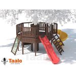 Серия G модель 1 — детская игровая конструкция платформа восьмигранник вокруг дерева (конструктор)