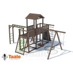 Серия C2 модель 1, детская игровая — спортивная конструкция