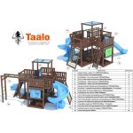 Серия F модель 1 — детская игровая конструкция (конструктор)