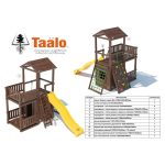 Серия В1 модель 4, детская игровая — спортивная конструкция