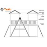 Серия D1 модель 1, детская игровая — спортивная конструкция