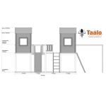 Серия L модель 1 — детская игровая конструкция (конструктор)