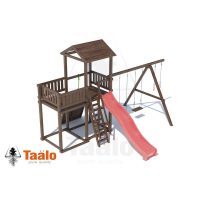 Серия В1 модель 4, детская игровая — спортивная конструкция