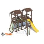 Серия D1 модель 1, детская игровая — спортивная конструкция