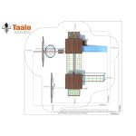 Серия D1 модель 2, детская игровая — спортивная конструкция