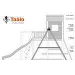 Серия C3 модель 2, детская игровая — спортивная конструкция