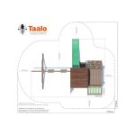 Серия В4 модель 1, детская игровая — спортивная конструкция