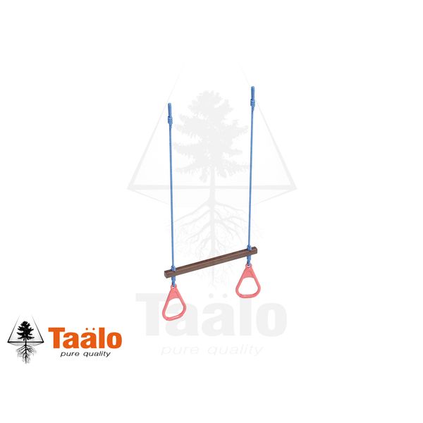 Серия TS1 модель 2 — кольца гимнастические с трапецией на канатах (для частных владений) Серия TS1 модель 2 — кольца гимнастические с трапецией на канатах (для частных владений)