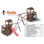 Серия В4 модель 4, детская игровая — спортивная конструкция