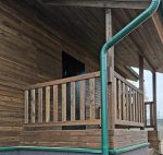 Ограждение для крыльца, веранды или террасы из древесины сибирской лиственницы