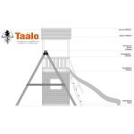 Серия А2 модель 4, детская игровая — спортивная конструкция