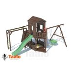 Серия C2 модель 2, детская игровая — спортивная конструкция