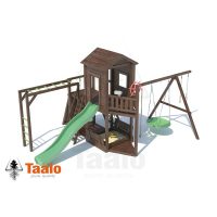 Серия C2 модель 1, детская игровая — спортивная конструкция