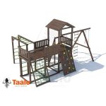 Серия C1 модель 1, детская игровая — спортивная конструкция