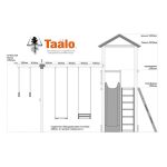 Серия А2 модель 2, детская игровая — спортивная конструкция