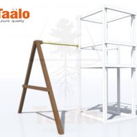 Серия T модель 15 — каркас приставных качелей (элемент детской игровой конструкции для частных владений)