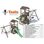 Серия А3 модель 2, детская игровая — спортивная конструкция