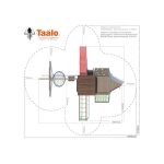 Серия C1 модель 2, детская игровая — спортивная конструкция