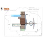 Серия C2 модель 1, детская игровая — спортивная конструкция