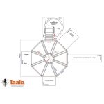 Серия G модель 1 — детская игровая конструкция платформа восьмигранник вокруг дерева (конструктор)