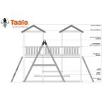 Серия D1 модель 3, детская игровая — спортивная конструкция
