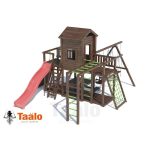 Серия C2 модель 4, детская игровая — спортивная конструкция