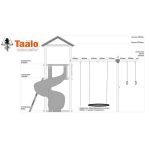 Серия А6 модель 1, детская игровая — спортивная конструкция