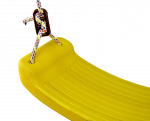 Серия «Stepp» сидение для качели пластиковое 415*160*110мм. (желтый)