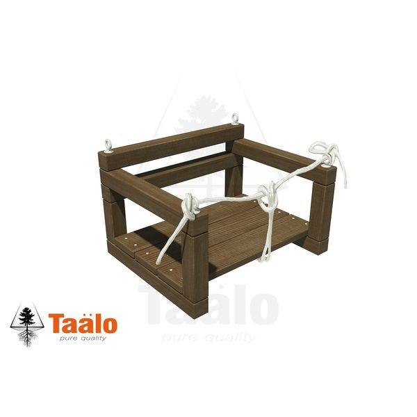 Серия ТО1 модель 2 — сидение качели деревянное «малютка» на канатах (для частных владений) Серия ТО1 модель 2 — сидение качели деревянное «малютка» на канатах (для частных владений)