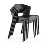 Серия «Stepp» стул «Evok» 490х490х750 (белый, черный)