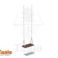 Серия ТО1 модель 1 — сидение качели деревянное на канатах (для частных владений)