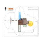 Серия В6 модель 3, детская игровая — спортивная конструкция